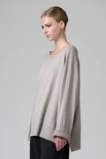 TRANSIT OVERSIZED PLAIN KNIT - White Bicycle