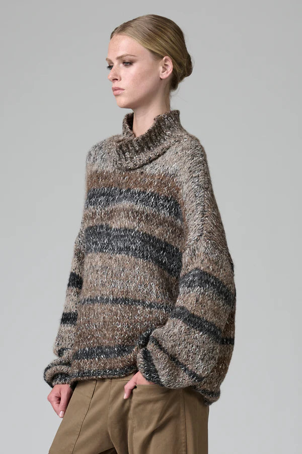 TRANSIT OVERSIZED STRIPE SWEATER