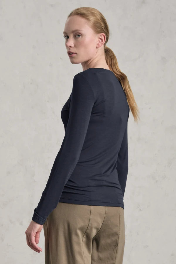 TRANSIT NAVY BASIC TEE