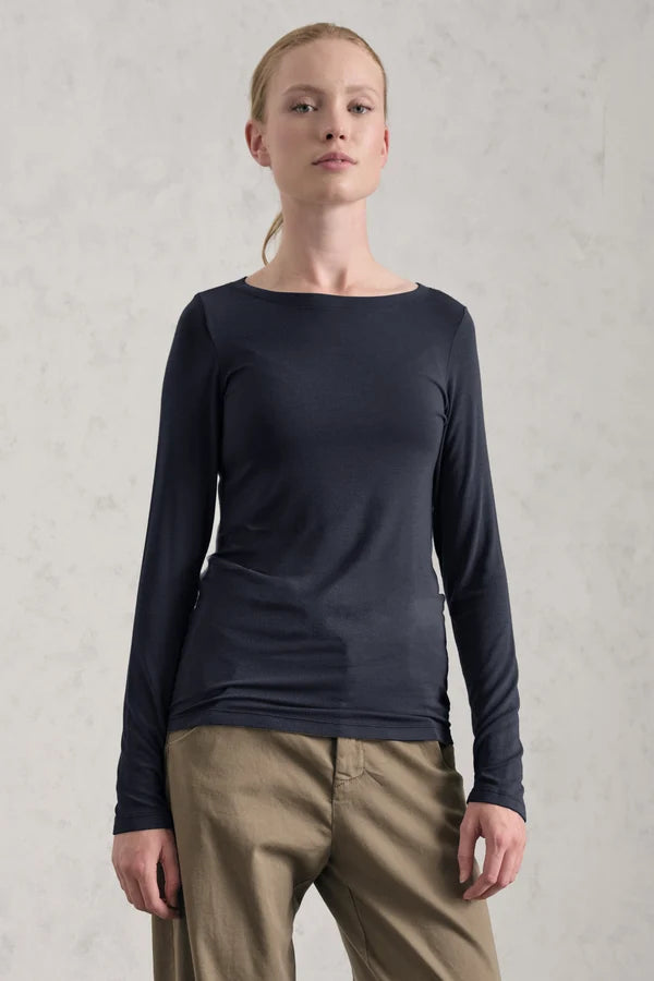 TRANSIT NAVY BASIC TEE