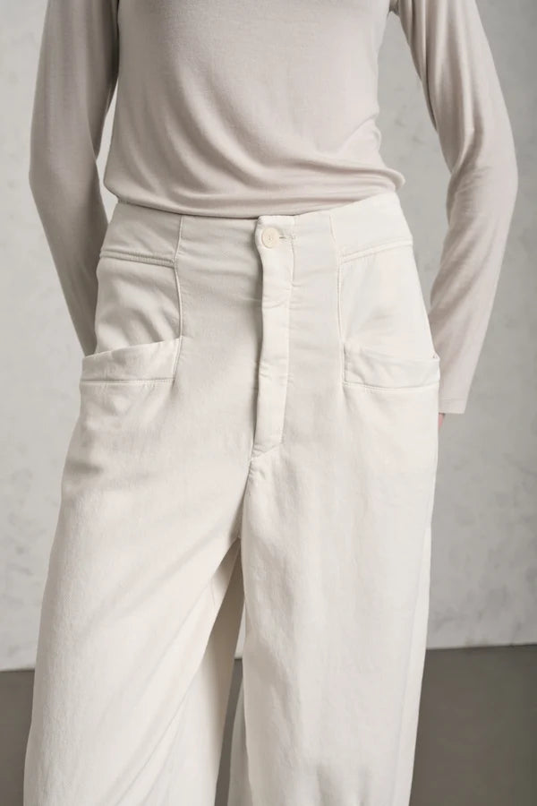 TRANSIT CREAM JERSEY TROUSER