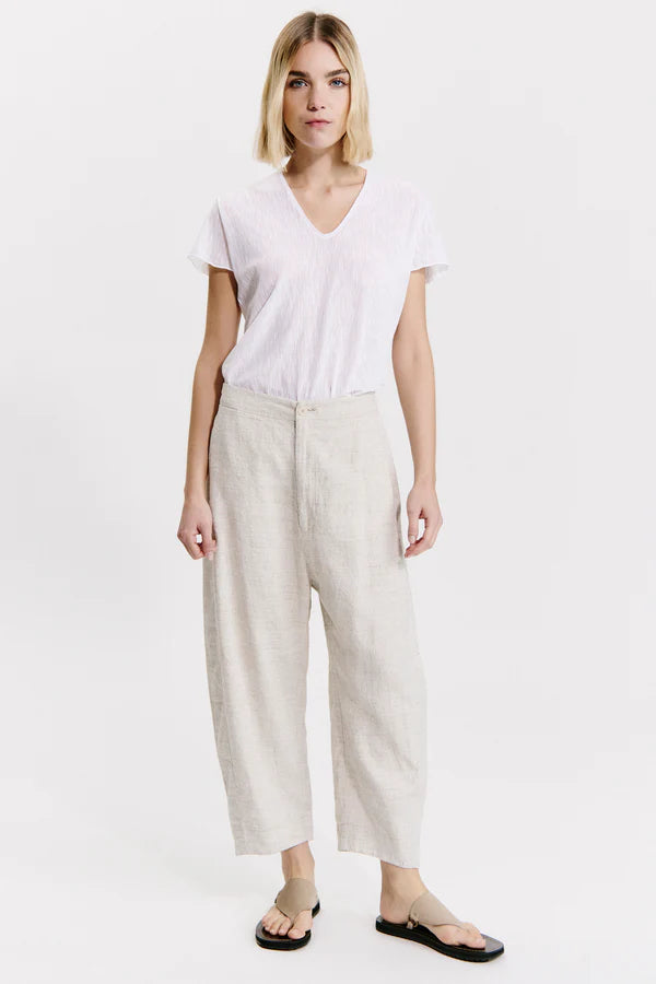 TRANSIT LOW CROTCH LINEN TROUSER
