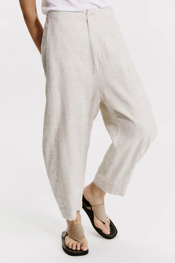 TRANSIT LOW CROTCH LINEN TROUSER