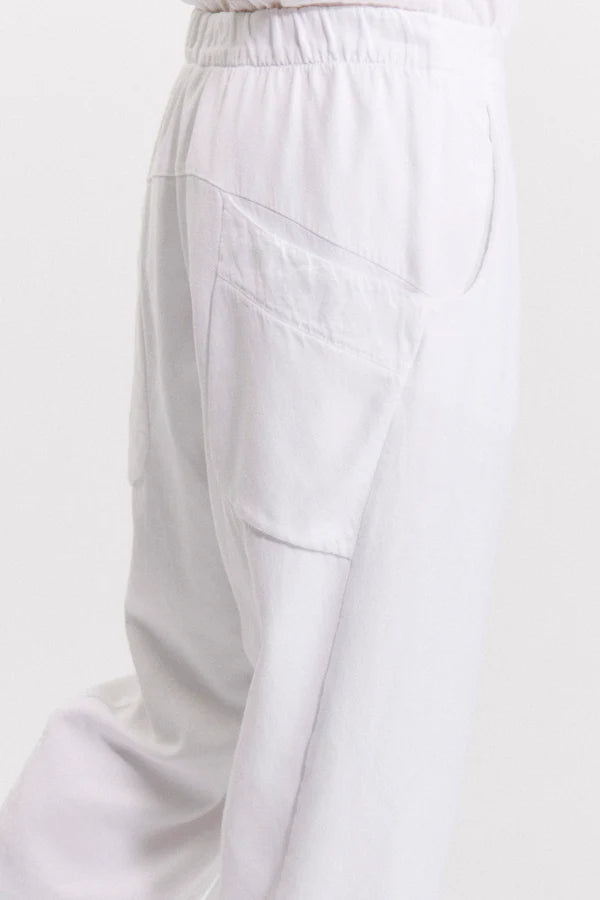 TRANSIT WHITE COMFORT FIT TROUSER Q263