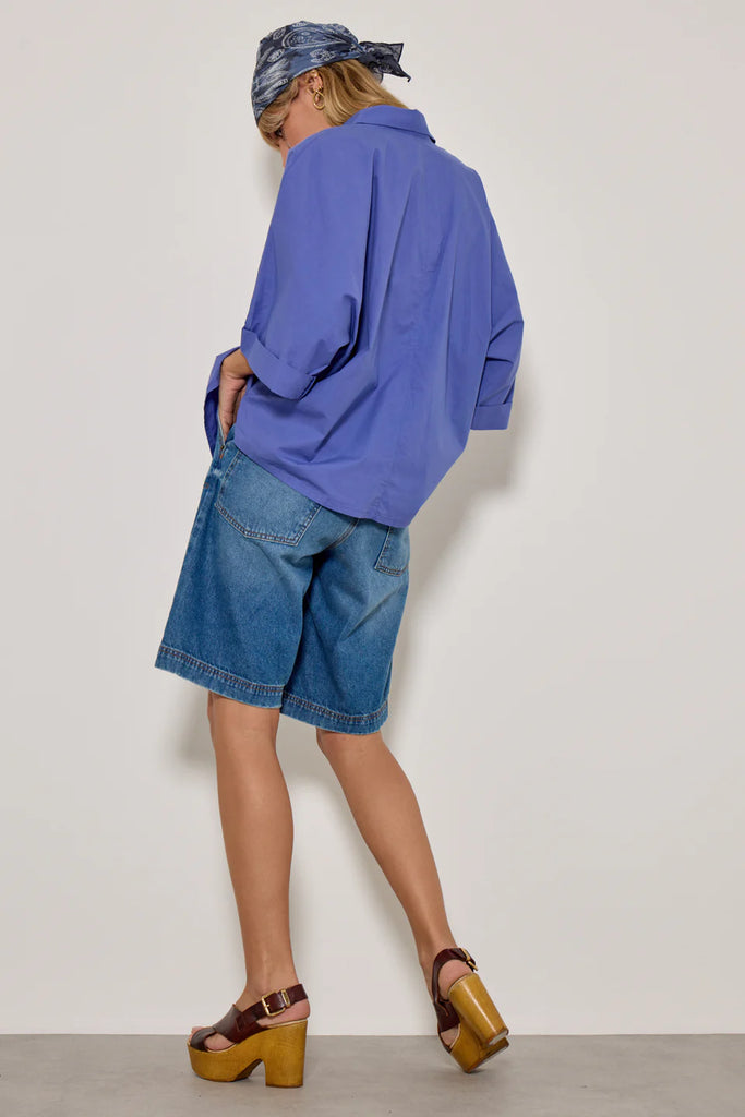 FIVE BLUE WIDE FIT POPLIN SHIRT