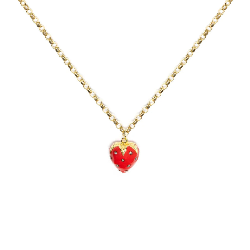 KIRSTIE LE MARQUE STRAWBERRY NECKLACE