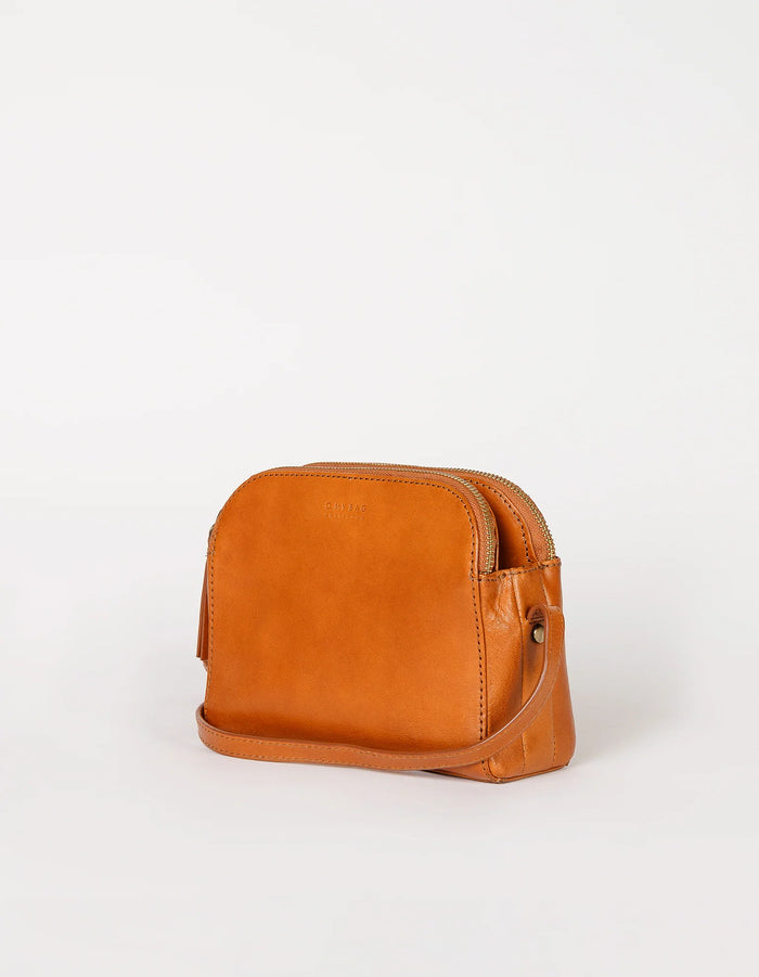 O MY BAG COGNAC STROMBOLI LEATHER