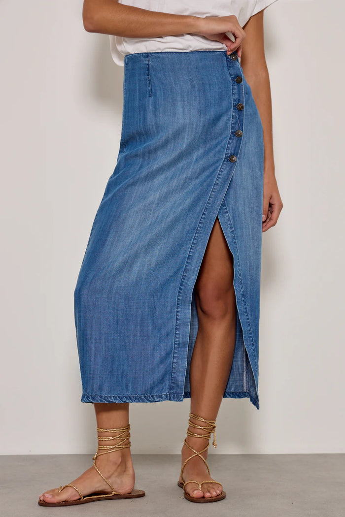 FIVE DENIM LOOK SKIRT