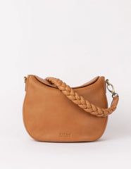 【美品】Oribianco leather bag Lana - Wild Oak Soft Grain Leather