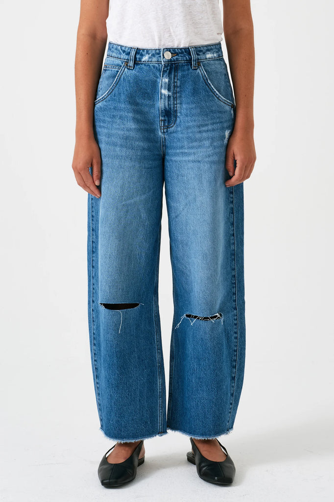 SEVENTY AND MOCHI BO DARK DESTROYED WEEKENDER JEAN