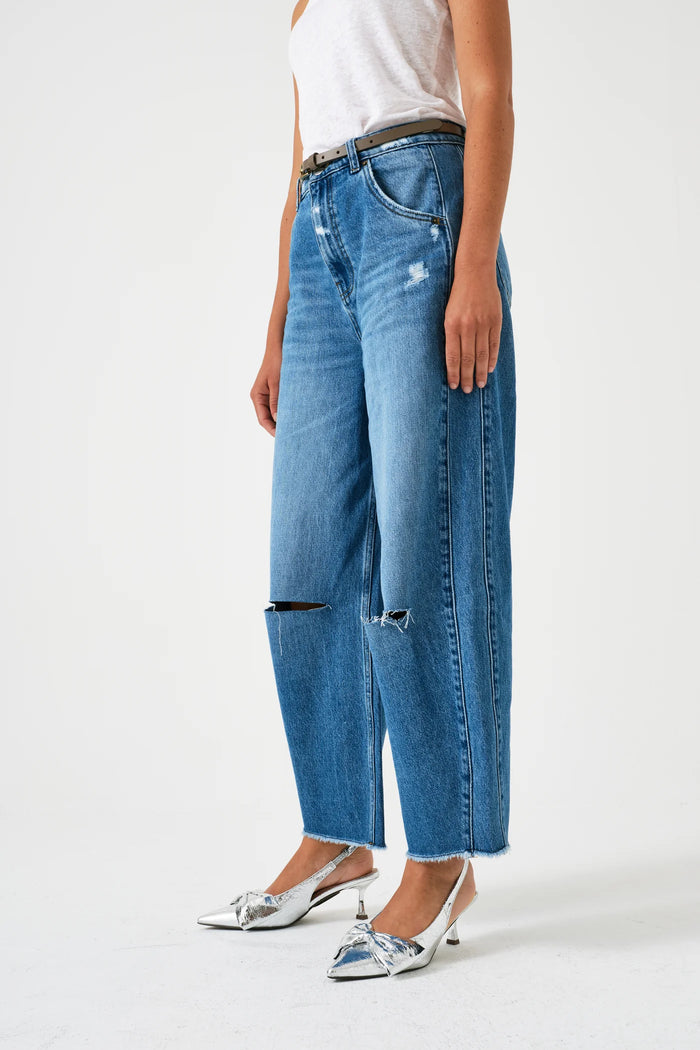 SEVENTY AND MOCHI BO DARK DESTROYED WEEKENDER JEAN