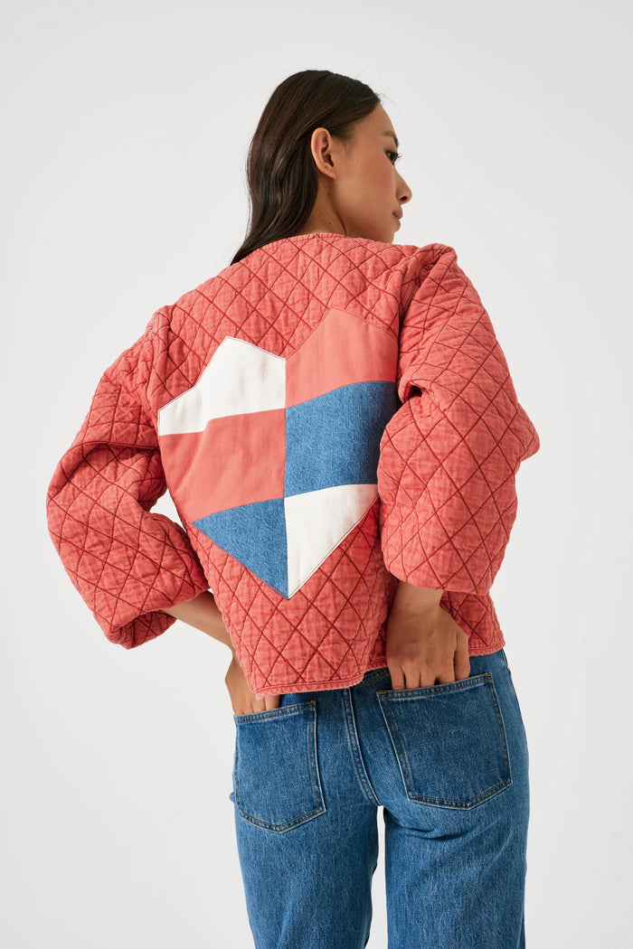 SEVENTY AND MOCHI ARIA JACKET IN MINERAL RED