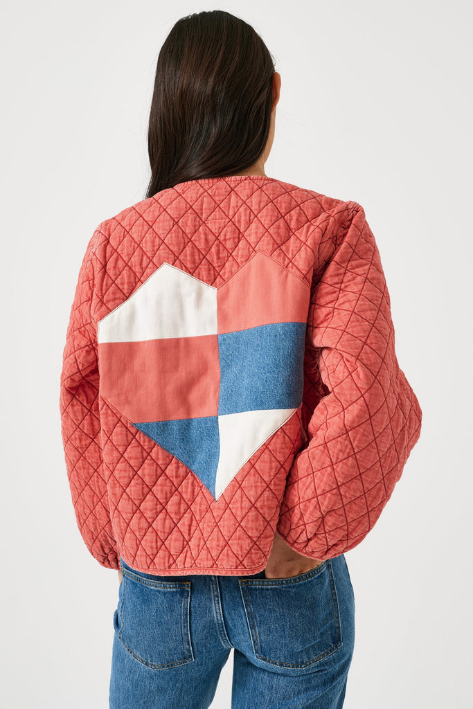 SEVENTY AND MOCHI ARIA JACKET IN MINERAL RED