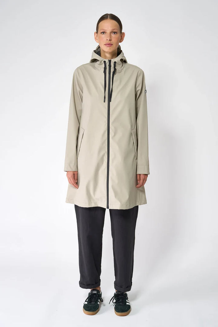TANTA STONE GREY NUOVOLA RAINCOAT