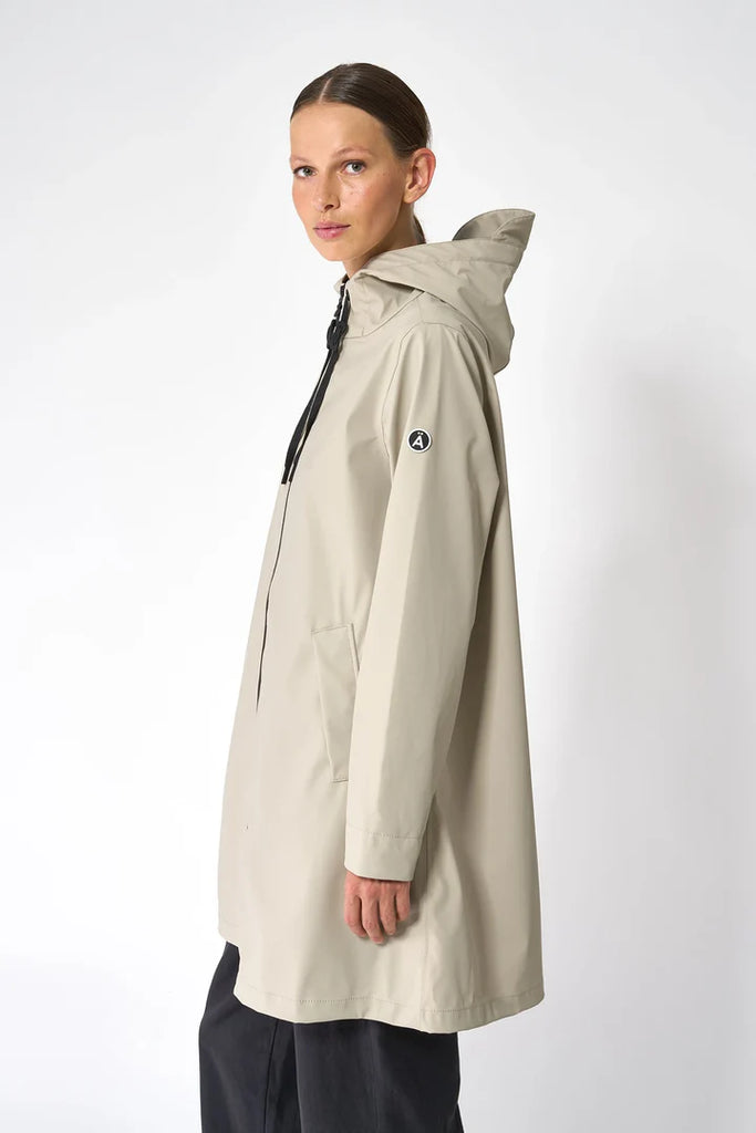 TANTA STONE GREY NUOVOLA RAINCOAT