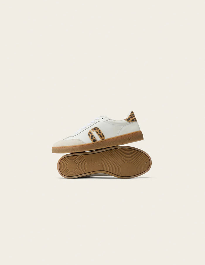 ODAJE LUCIA LEOPARD LOW-TOP TRAINER
