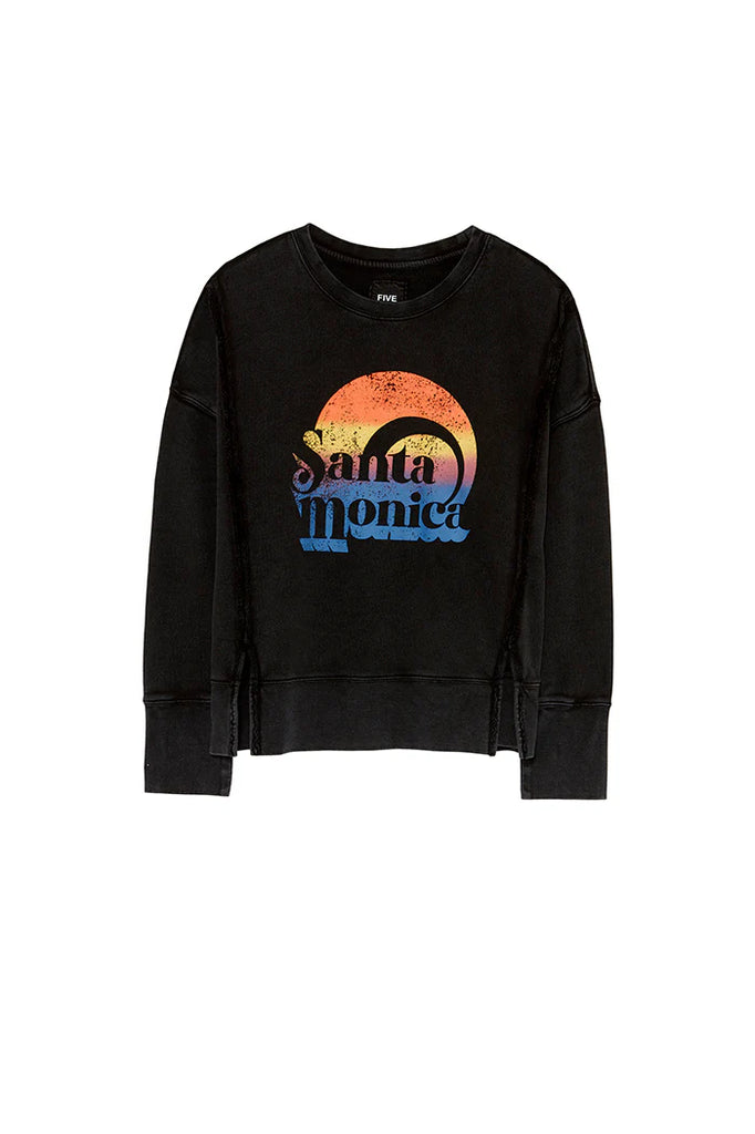 FIVE ACID GREY SANTA MONICA SWEATSHIRT