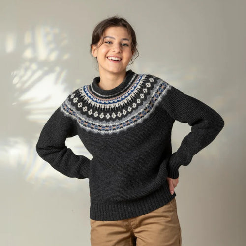 ERIBE STONEYBREK SWEATER IN ARIES GREY - White Bicycle