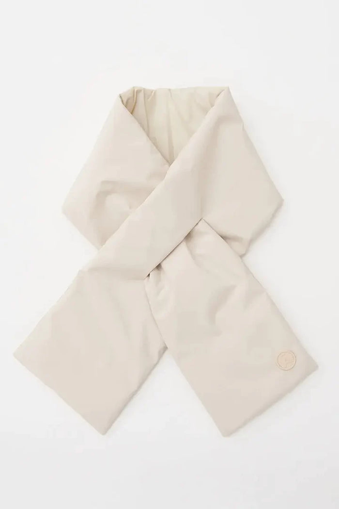 TANTA LOMP IVORY QUILTED SCARF