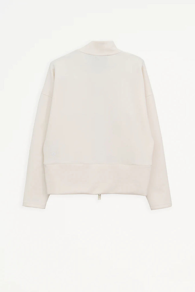 TANTA MIST OFF WHITE ZIP SWEAT JACKET