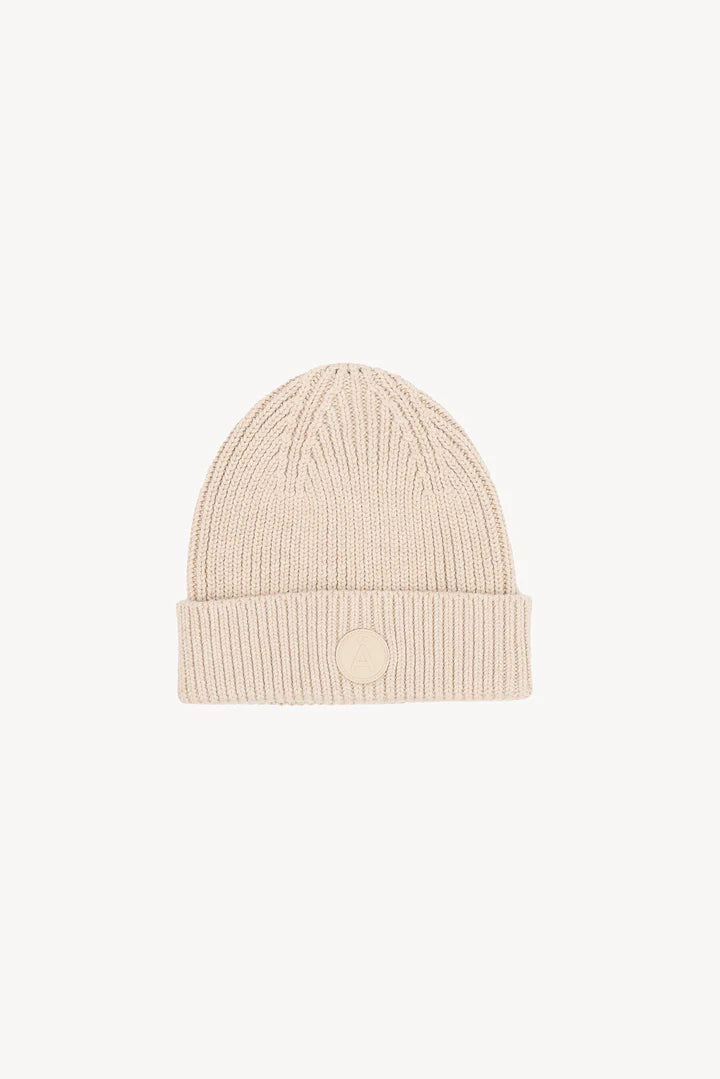 TANTA BEIGE COTTON BEANIE - White Bicycle