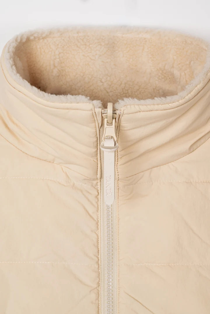 TANTA CREAM REVERSIBLE GILET