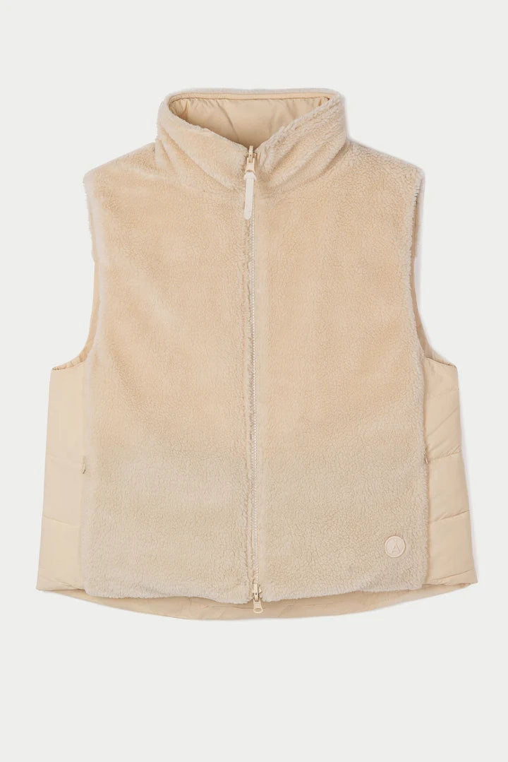 TANTA CREAM REVERSIBLE GILET