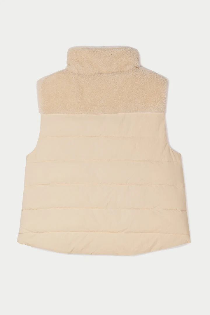 TANTA CREAM REVERSIBLE GILET