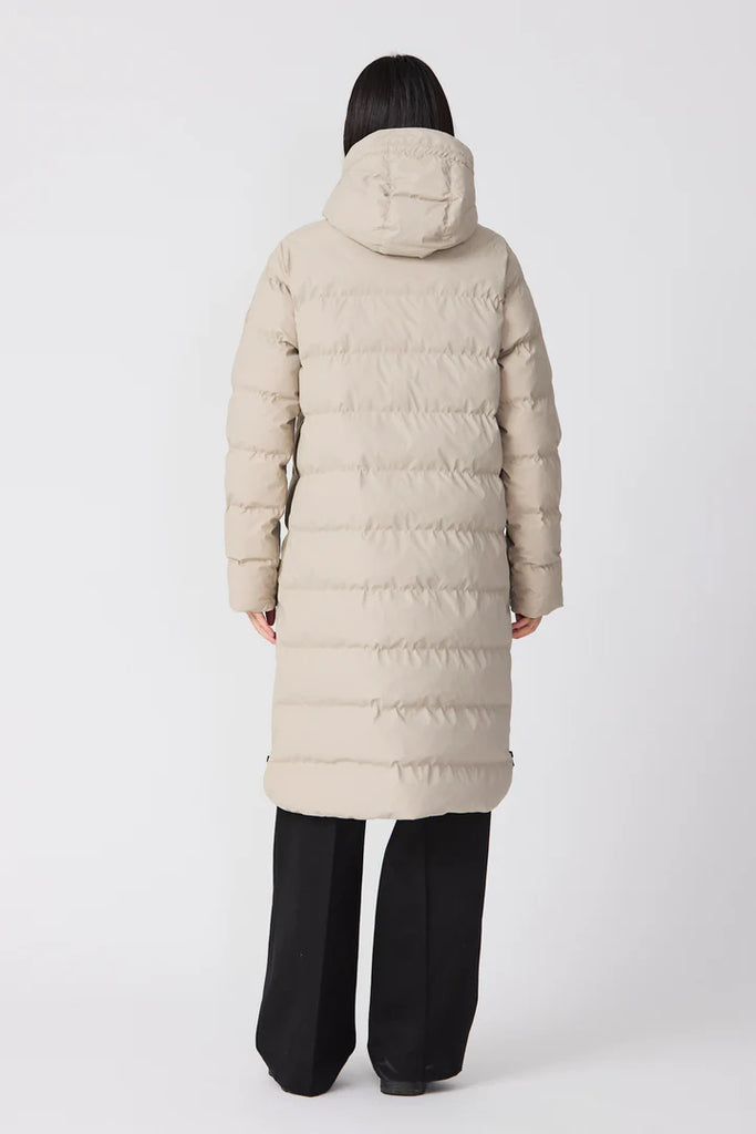 TANTA STONE GREY PUDDLE PUFFER COAT