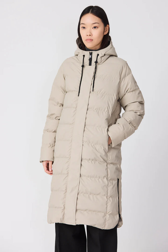 TANTA STONE GREY PUDDLE PUFFER COAT