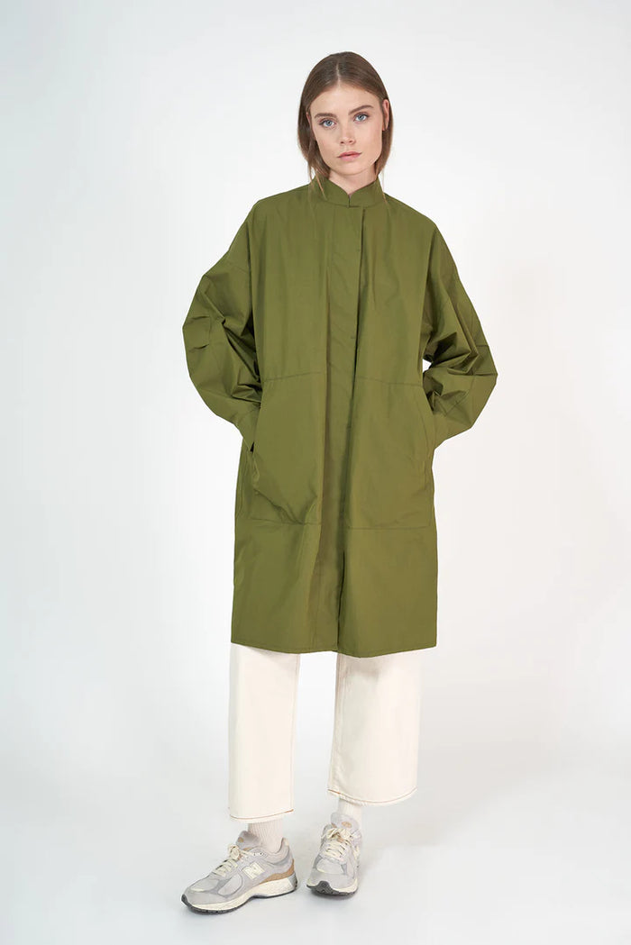 TANTA GREEN ORBALLO COAT