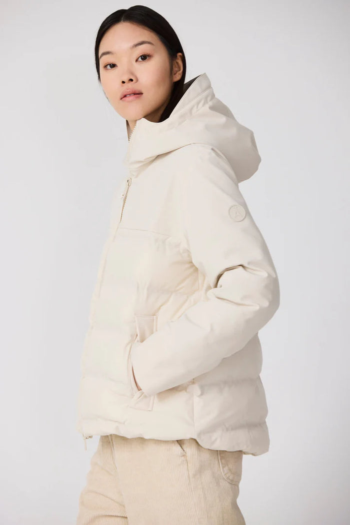TANTA TEMPESTA COAT IN WHITECAP GREY