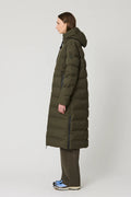 TANTA KHAKI SNESTORM QUILTED COAT