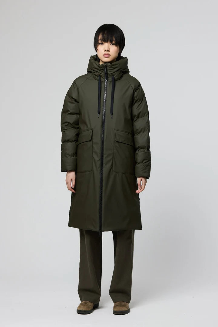TANTA KHAKI RIME COAT