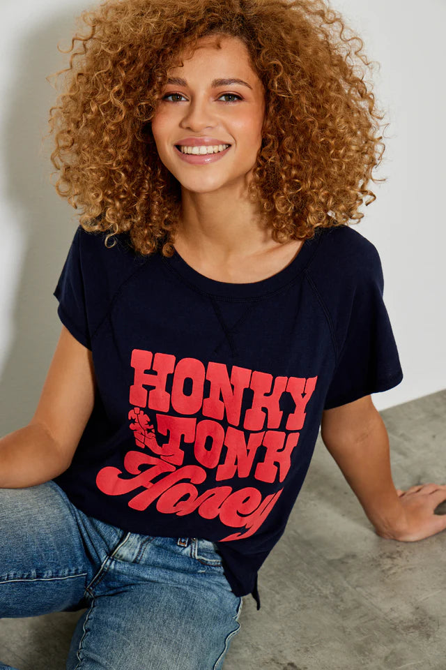 FIVE NAVY HONKY TONK HONEY TEE