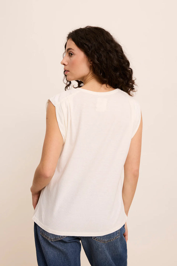 FIVE WHITE PARADISE SLEEVELESS TEE