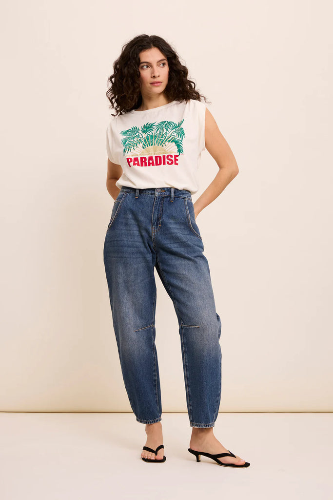 FIVE WHITE PARADISE SLEEVELESS TEE