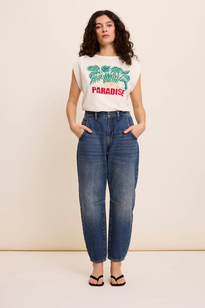 FIVE WHITE PARADISE SLEEVELESS TEE