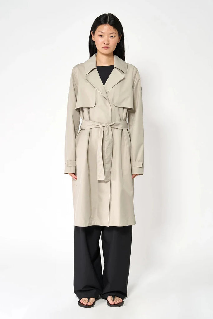 TANTA TAGE STONE GREY MAC WITH DETACHABLE HOOD - White Bicycle