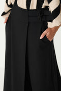 SKFK BLACK WRAP EFFECT ARAIKA TROUSER