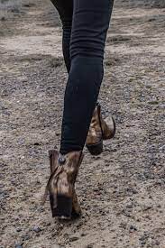 MEXICANA GOLD LA CONCHO SHORT BOOTS
