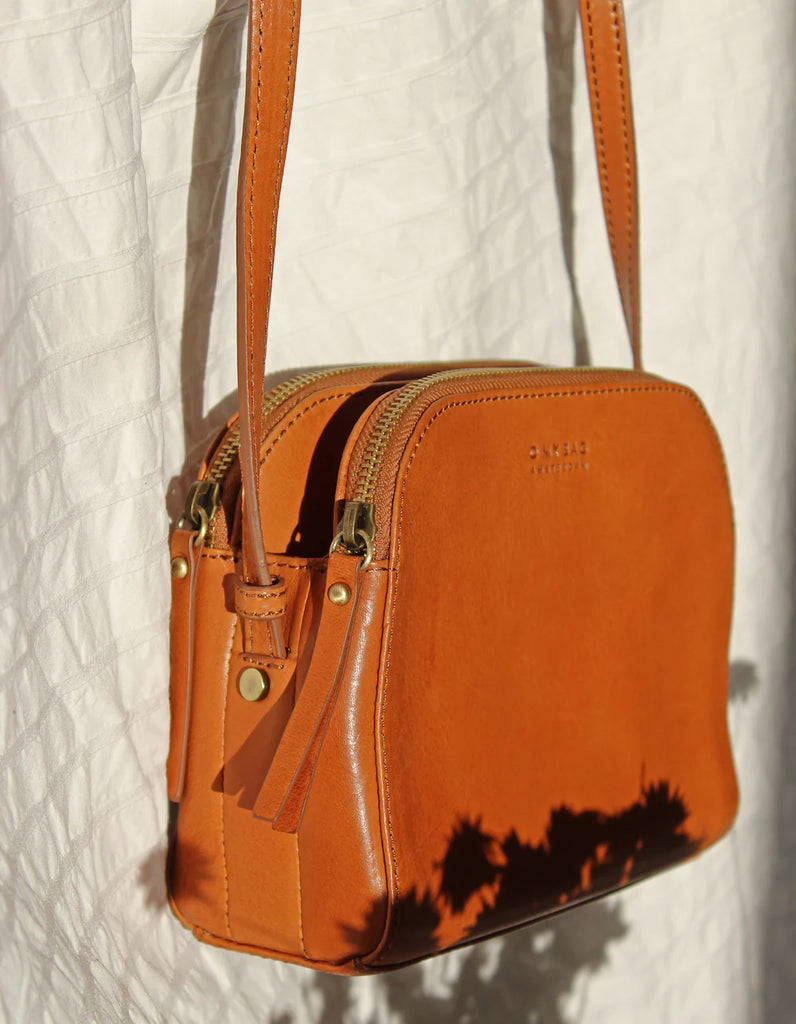 O MY BAG COGNAC STROMBOLI LEATHER