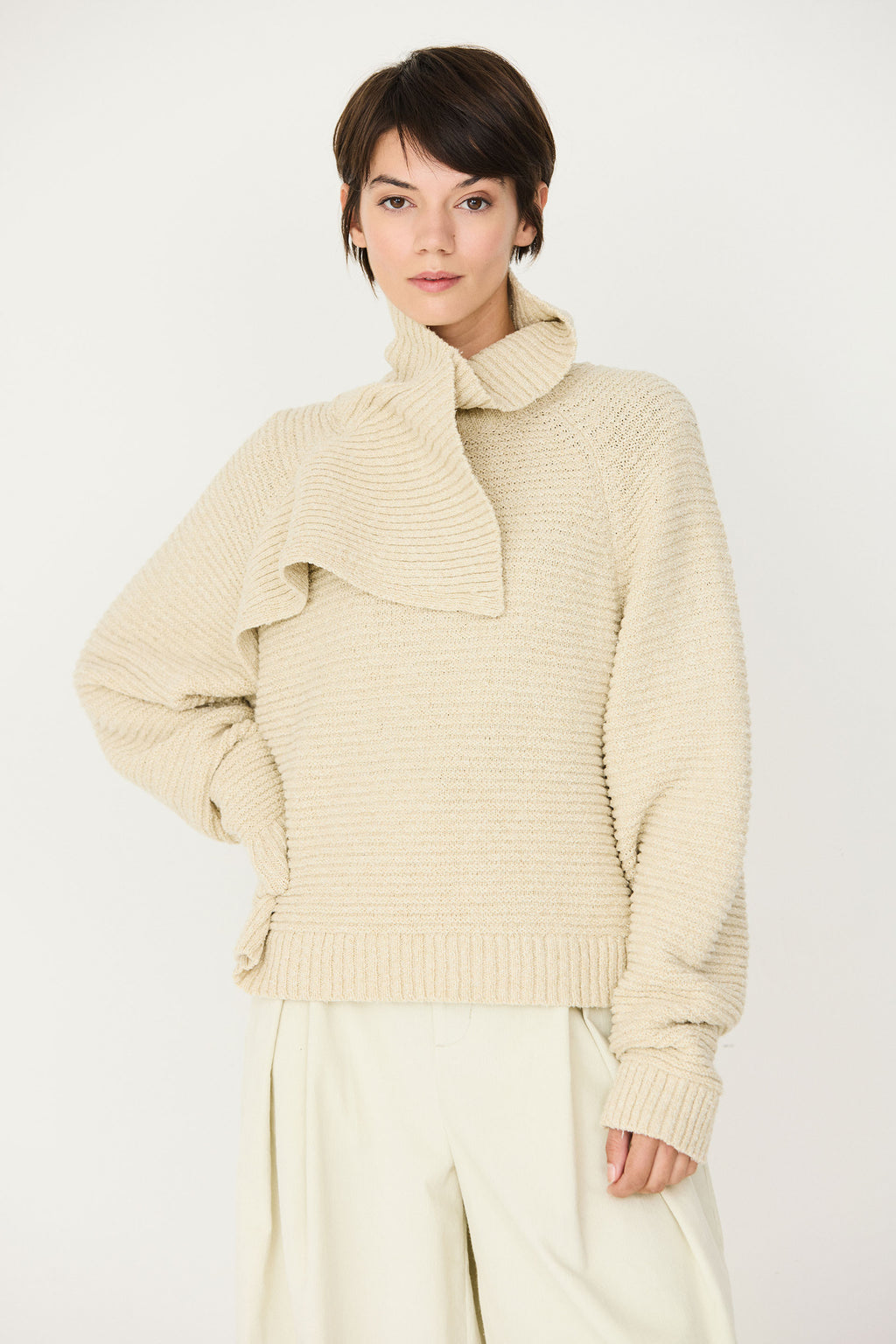 SKFK CREAM ESTEBANI KNIT