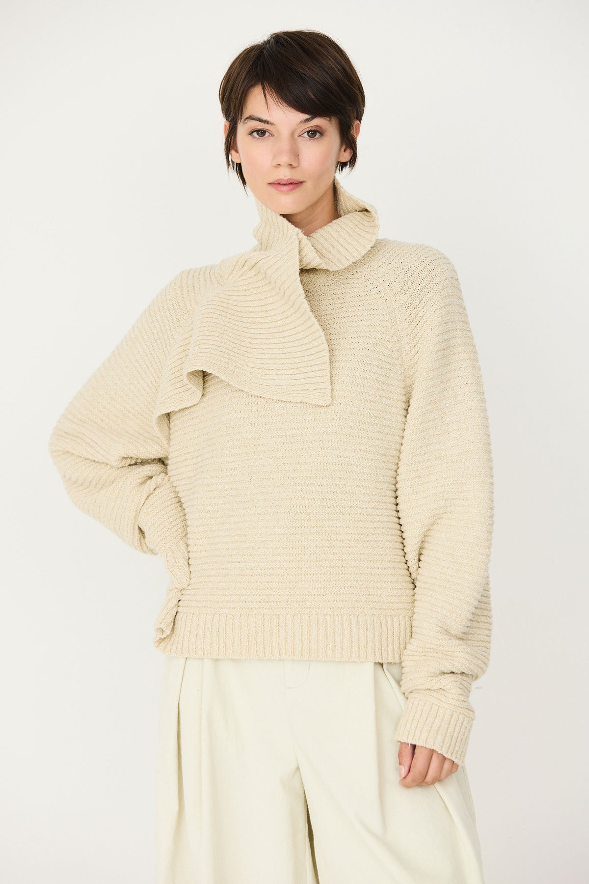 SKFK CREAM ESTEBANI KNIT