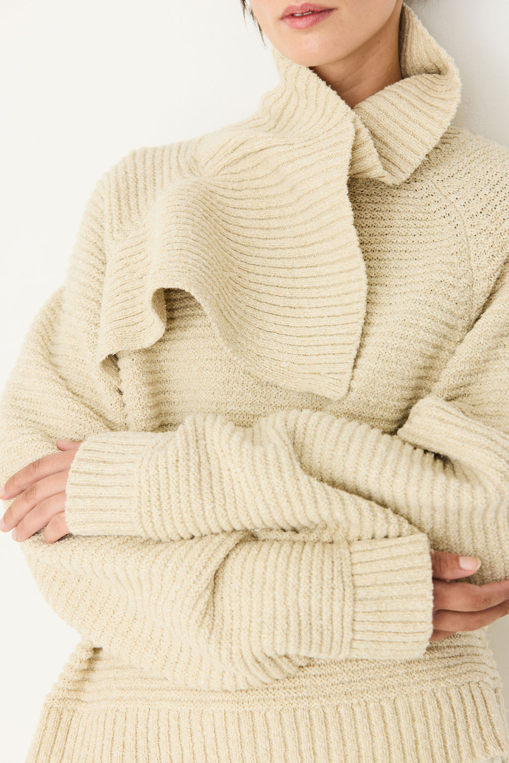 SKFK CREAM ESTEBANI KNIT