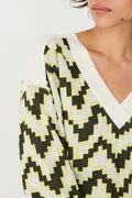 SKFK KEREZI-GOTS ZIG ZAG SWEATER