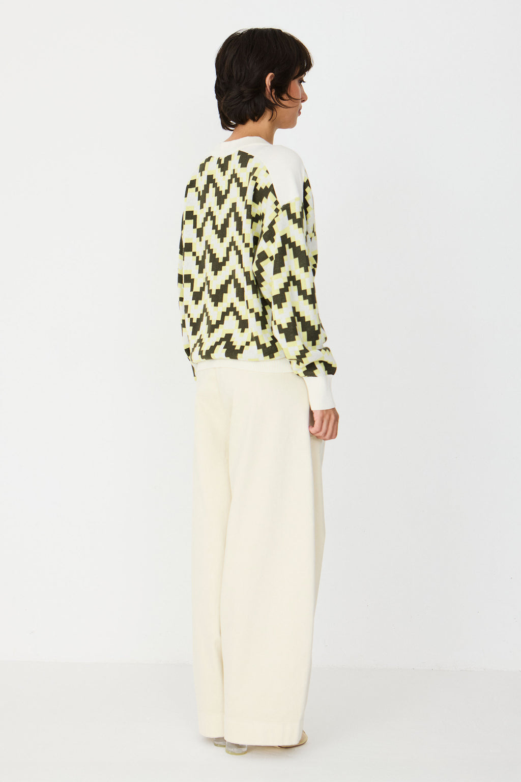SKFK KEREZI-GOTS ZIG ZAG SWEATER