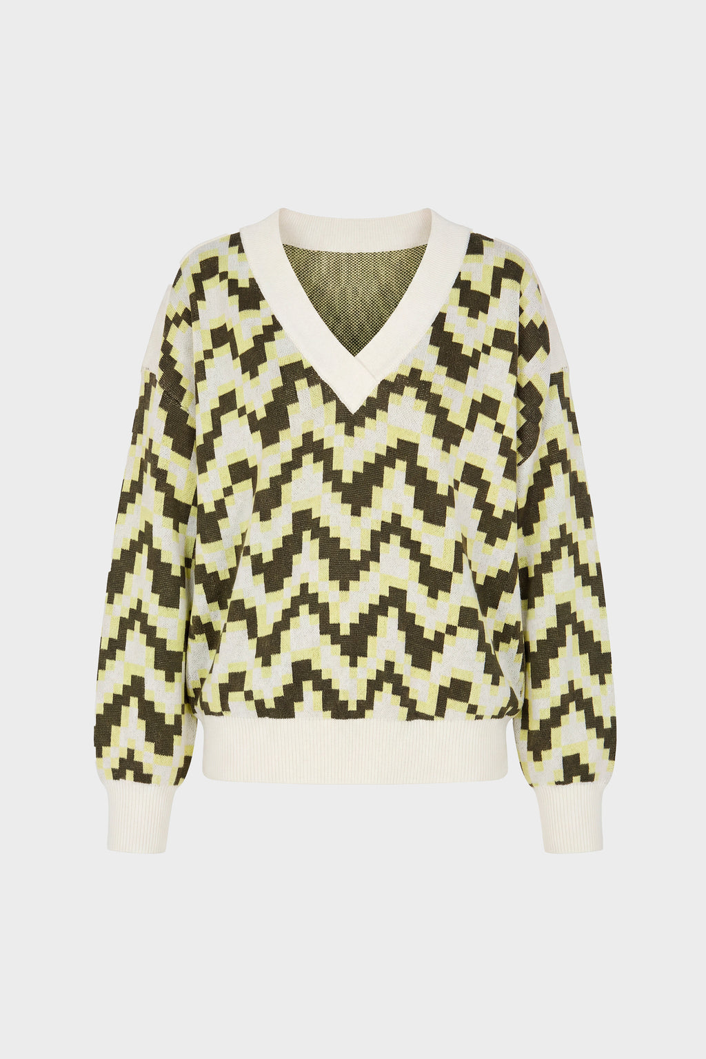 SKFK KEREZI-GOTS ZIG ZAG SWEATER