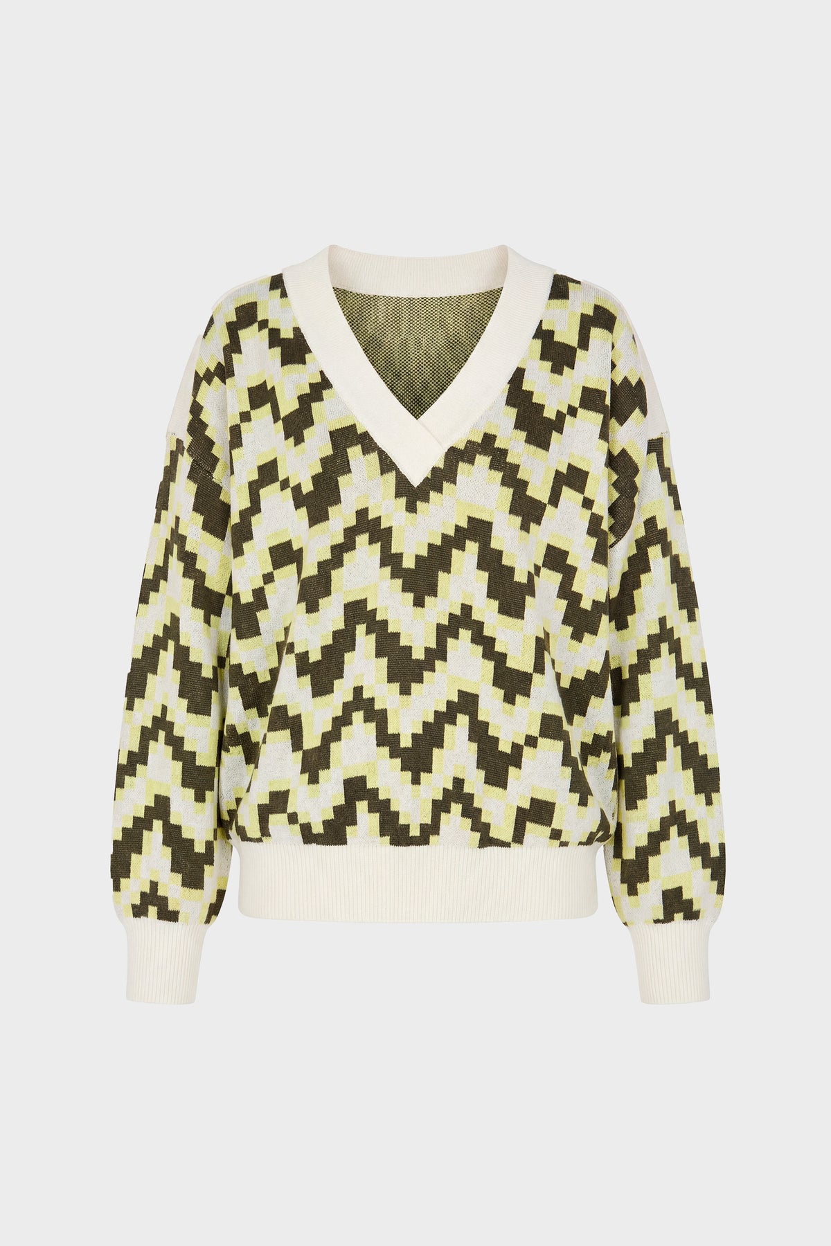 SKFK KEREZI-GOTS ZIG ZAG SWEATER
