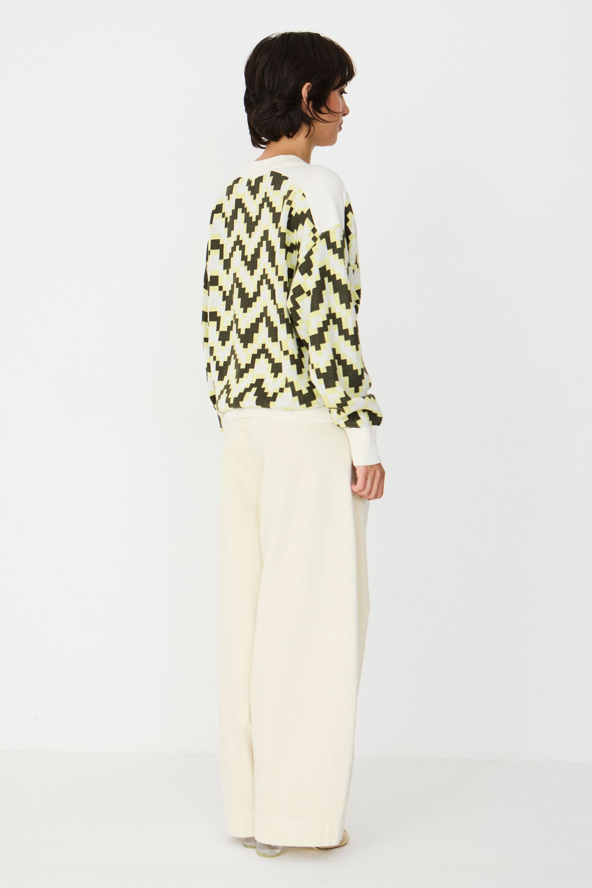 SKFK KEREZI-GOTS ZIG ZAG SWEATER